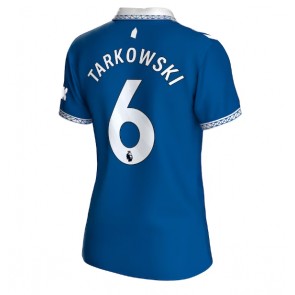 Everton James Tarkowski #6 Koszulka Podstawowych Kobiety 2023-24 Krótki Rękaw